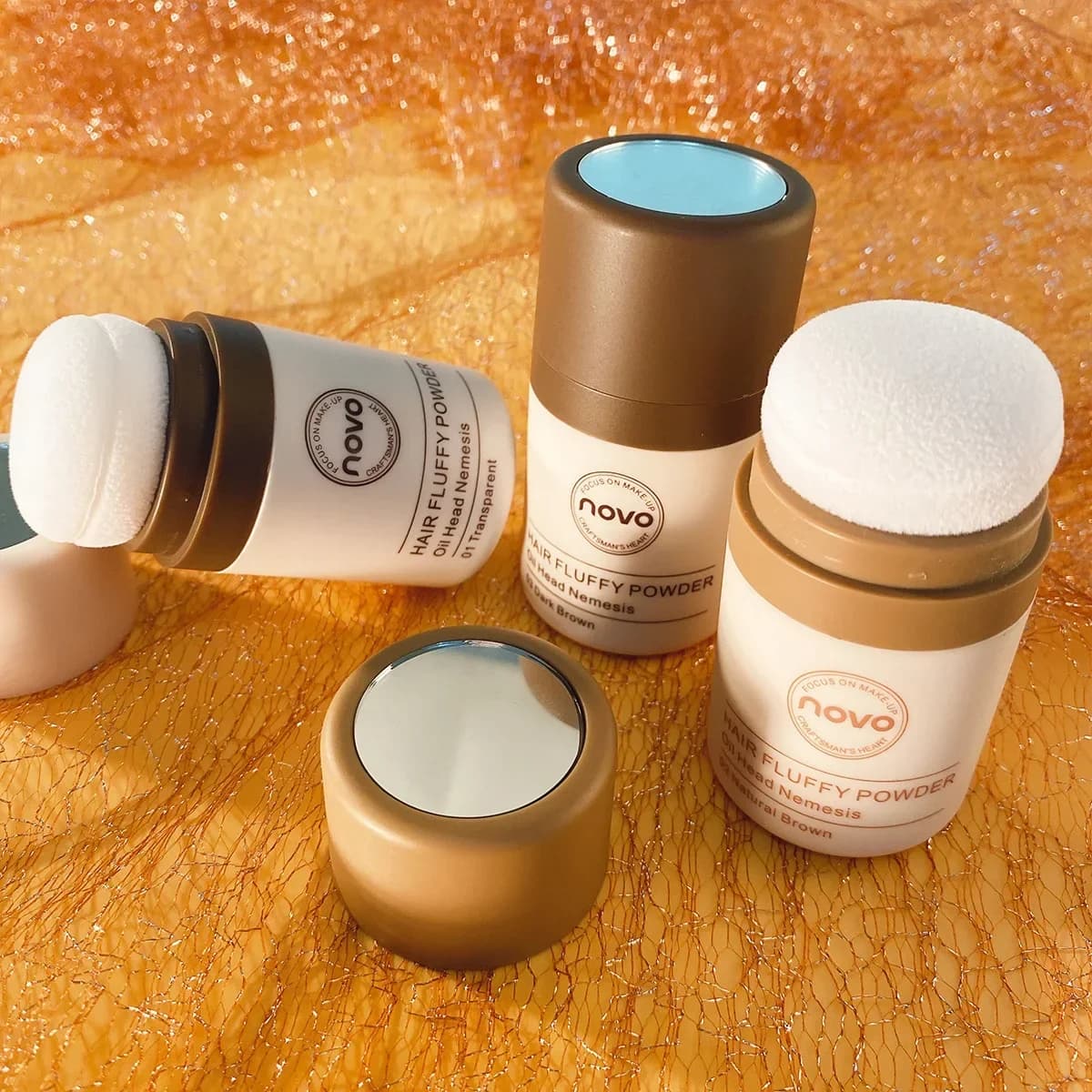 Novo Hair Pluffy Powder Oil Control Refreshing Natural Hair Repair Bangs Deoiling Wash-free Artifact Fluffy Powder