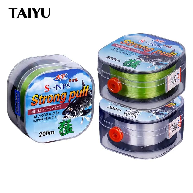 200M Super Strong Fishing Line Japan Durable Monofilament Nylon Fishing Line Sea/Freshwater Main Line Leader Fishing Wire 2-33LB