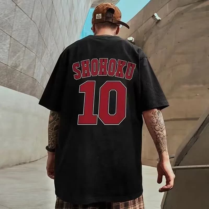 8XL Men Oversize Fashion Loose American Basketball Number ten Print Short Sleeve Round Neck Versatile Trend Couple outfit