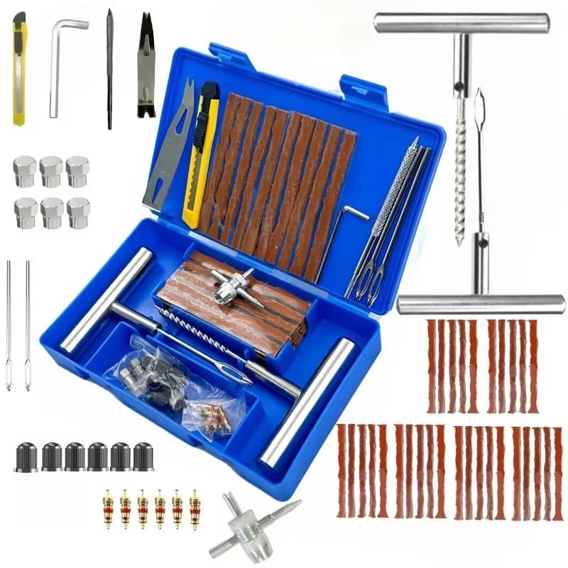 New Car Tire Repair Tool Tire Repair Kit Studding Tool Set Auto Bike Motorcycle Tire Repair Puncture Plug Car Accessories