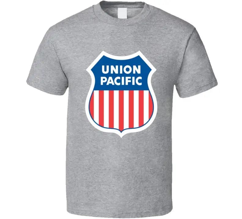 Union Pacific Railway Logo Rail Train Retro T Shirt