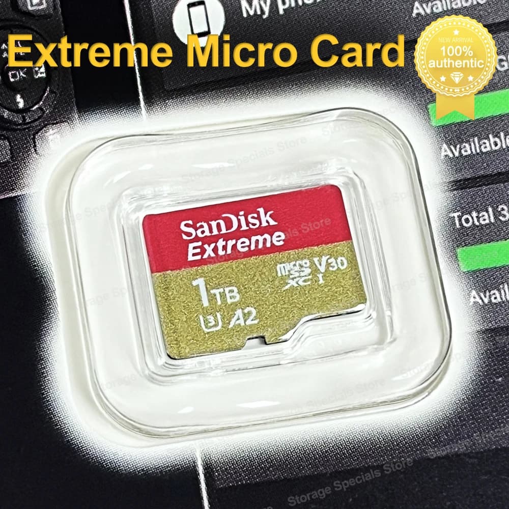 Extreme microSDXC Memory Card Original A2 U3 UHS-I Cards USB3.0 4K Flash micro SD Card for Camera GoPro DJI Nintendo