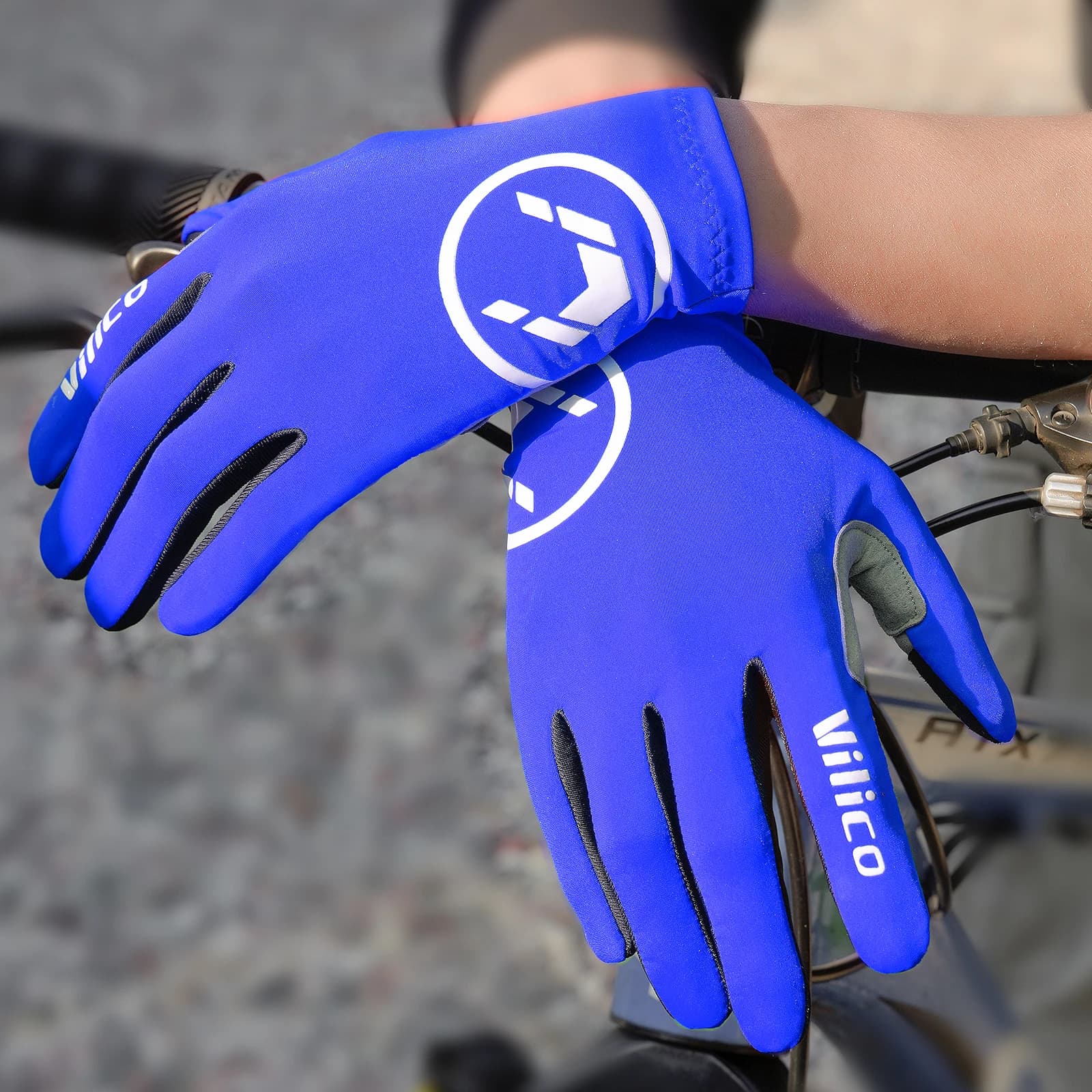 Summer Men Gloves Ice Silk Non-slip Sun Driving Glove Fishing Gloves Breathable Cycling Hiking Glove Full Finger Gloves