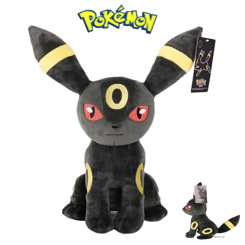 Big Umbreon Pokemon Plush Toy Vaporeon Eevee sylveon laceon Flareon Leafeon Jolteon Espeon Stuffed Peluche Kids Toy Gift