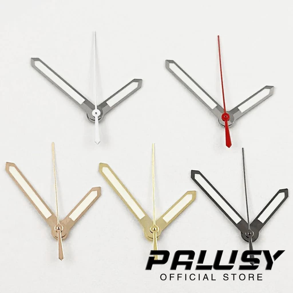 NH35 Hands Gold Gun Rose Gold Silver Watch Hands For NH34 NH35 NH36 NH38 NH39 NH70 NH72 Movement Green Luminous Watches Pointers