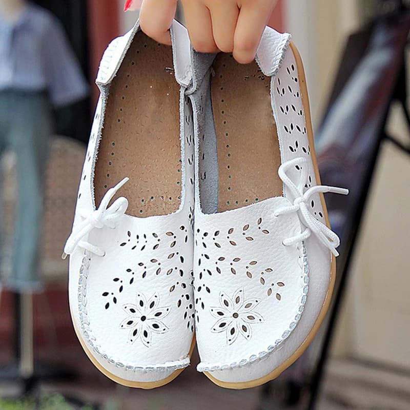 2025 Women Flat Shoes Fashion Women Casual Shoes Breathable Women's Loafers Shallow Comfort Mom Shoes Ladies Zapatillas Mujer