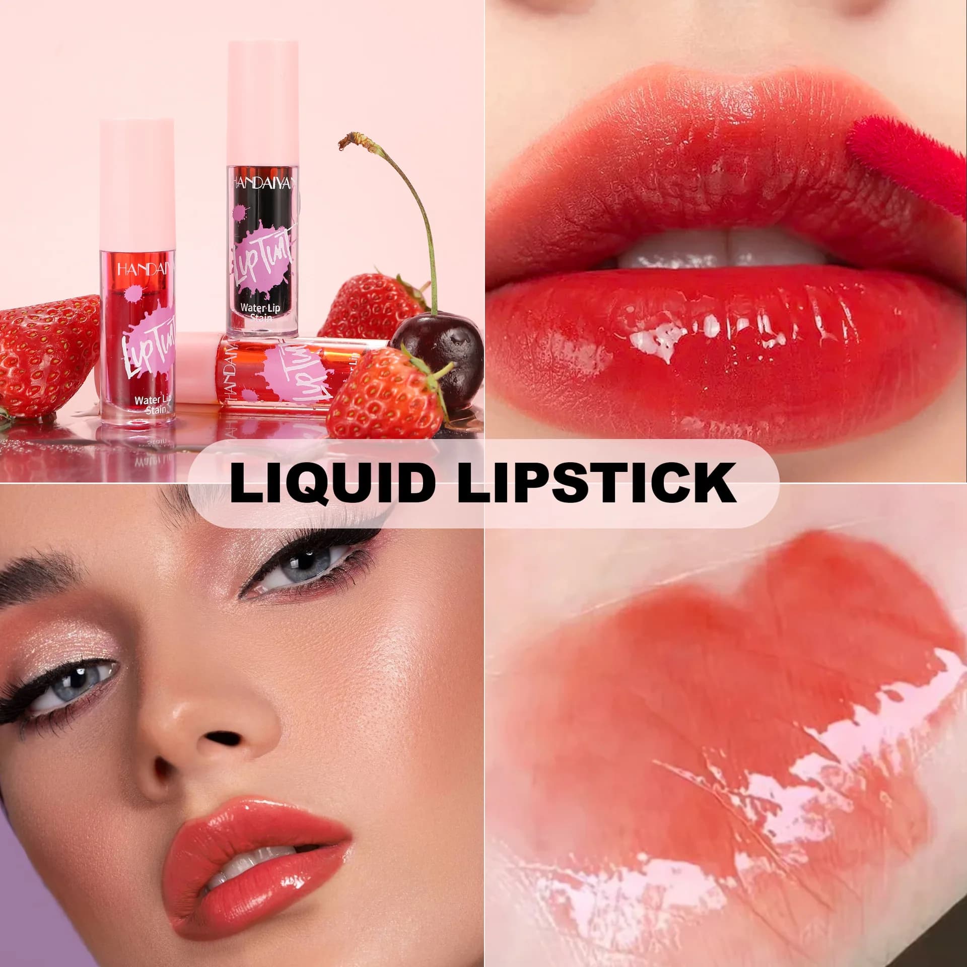 6 Colors Non-Stick Lip Glaze Lasting Moisture Moisture Non-Stick Lipstick