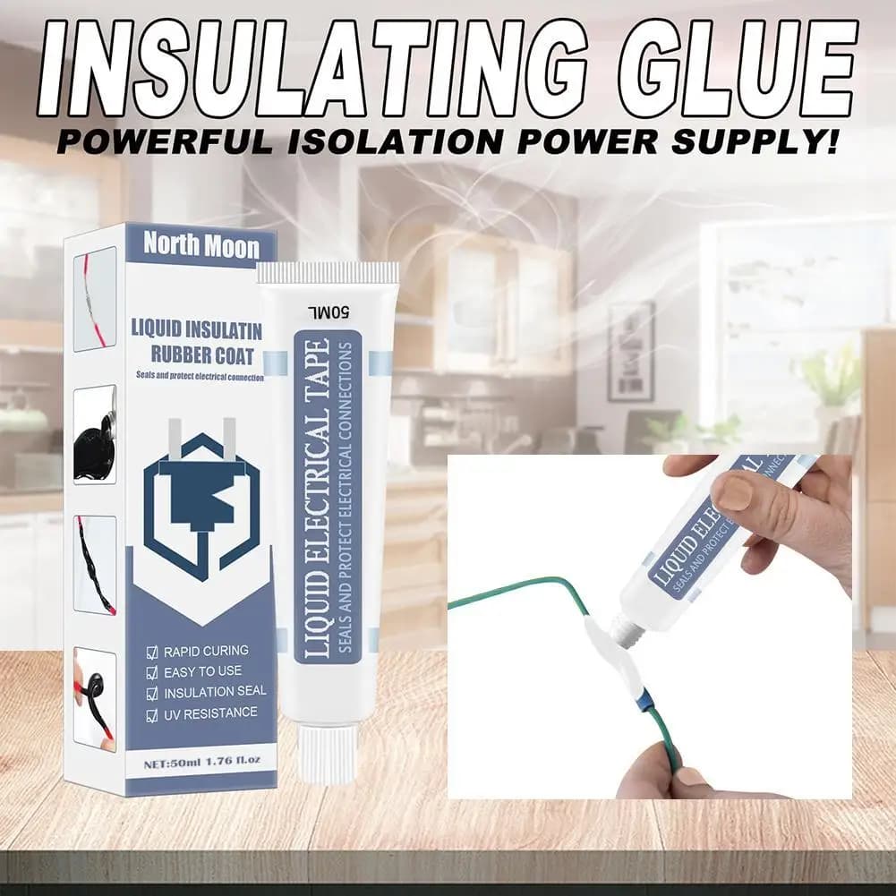 50ml Liquid Insulating High Temperature Glue Waterproof Liquid Insulation Electrical Tape Tube Paste Electrical Wire Cable Coat
