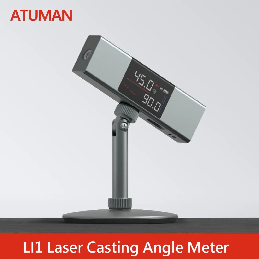 Original DUKA LI1 Laser Protractor Digital Inclinometer Angle Measure 2 in 1 Laser Level Ruler Type-C Charging Laser Measurement