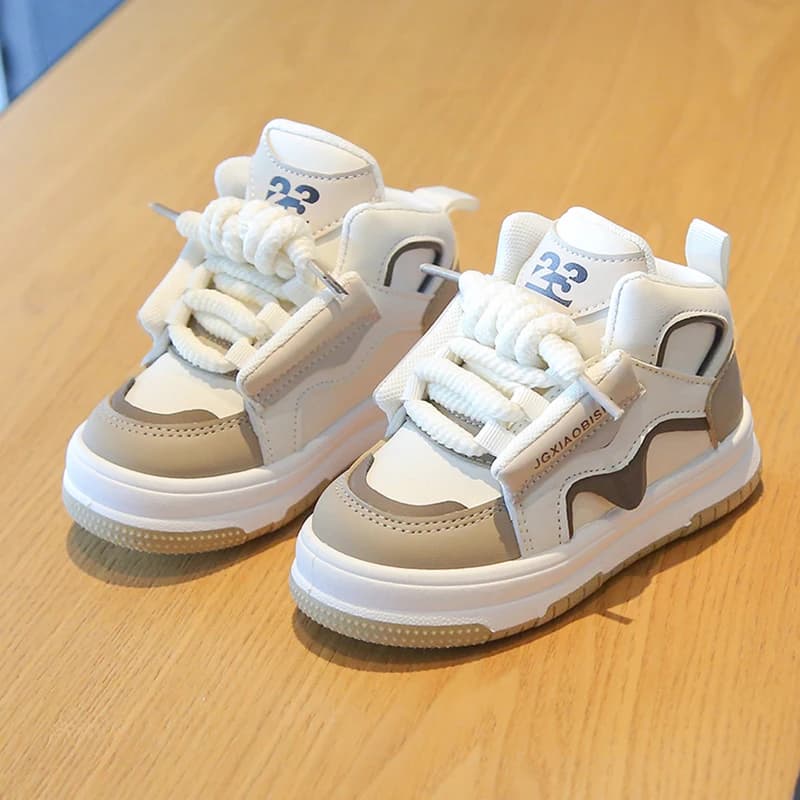 Children's Spring Autumn New Sports Shoes Boy's Casual Trend Board Shoes High Top Girl's Fashion Dopamine Running Shoes Sneakers