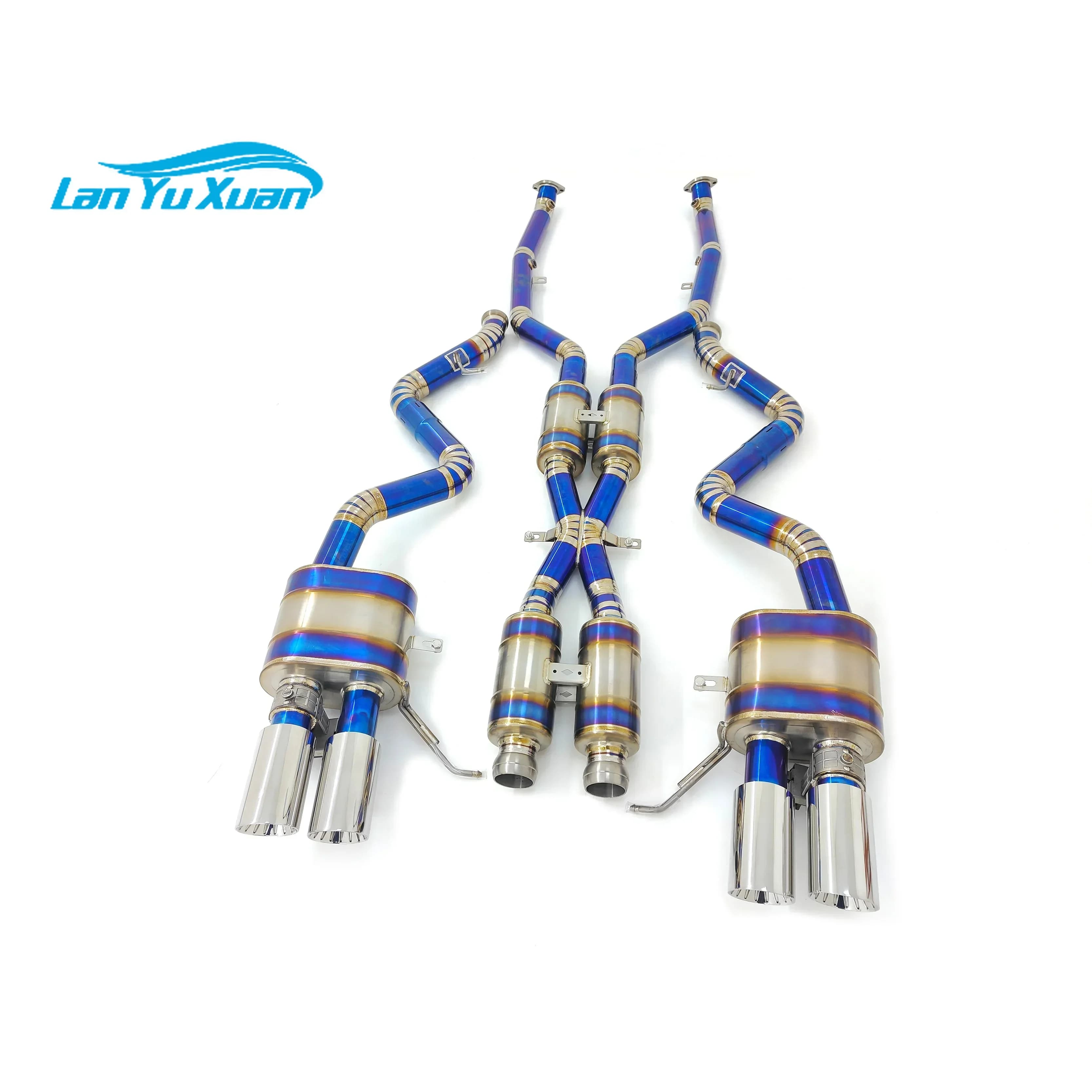 CSZ Titanium Exhaust Catback for BMW E90 E92 E93 M3 4.0L High Performance Muffler with Valves