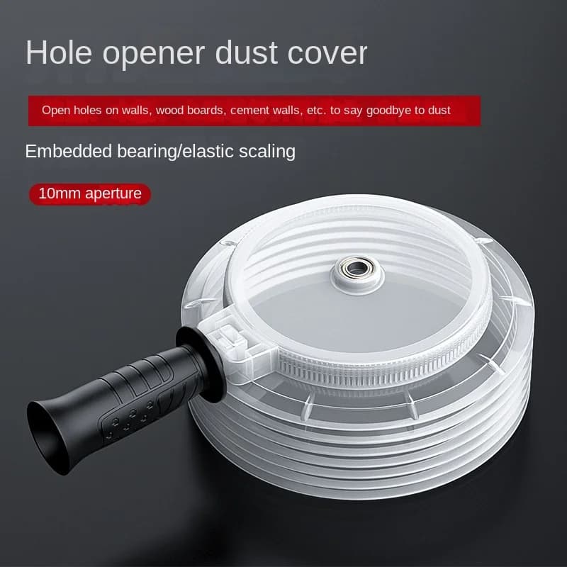Electric Hammer Drill Dust Collector Hole Opener Dust Collector Cover Dustproof Hole Saw Drill Bit Cover Hand Tool Accessories