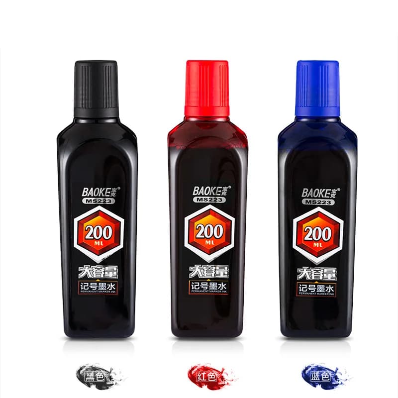 BAOKE MS223 200ml High-capacity Permanent Marker Ink