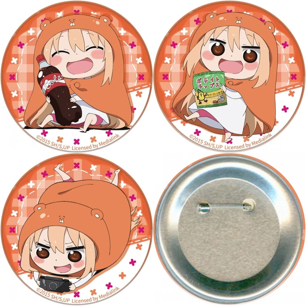 Anime Himouto! Umaru-chan Doma Umaru Cosplay Badge Pin SPTE Tinpla Prop Xmas Gift