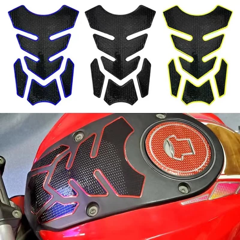 Universal Fuel Tank Sticker for Motorcycle Tank Pad Fish Bone Mat Oil Gas Tank Protector Motorcycle Cover Decal Decoration