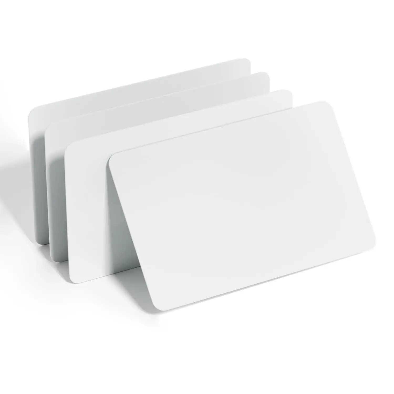 10 White PVC NFC Cards, 13.56MHz, 504 bytes: perfect for business & social recognition