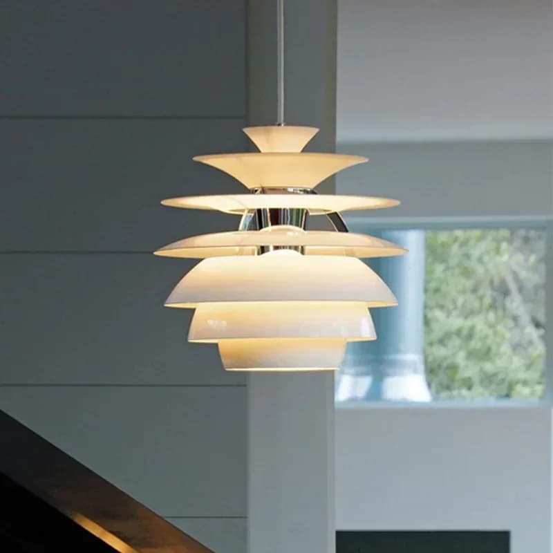 Snowball Suspension Pendant Lamp Ceiling Chandelier Hanging Light for Kitchen Island Living Dining Room