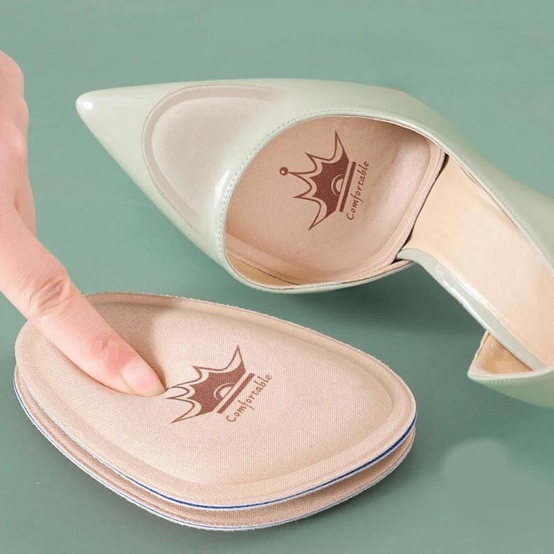 Women Forefoot Pad Relief Forefoot Insert Half Size Insoles Non-slip Sole Shoe Breathable Sweat Absorbing Foot Pads for Shoes