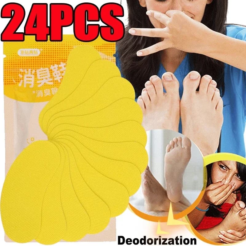 New Sport Shoes Odor Remover Deodorant Patch Lemon Athlete's Foot Soothing Insole Stickers Antibacterial Foot Care Tools