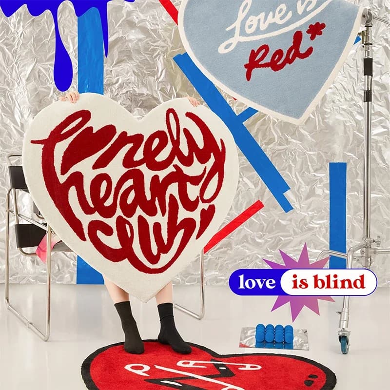 Home Irregular Heart-shaped Floor Mat Ins Style Bedroom Decor Plush Carpet Nordic Carpets for Living Room Fluffy Soft Lounge Rug