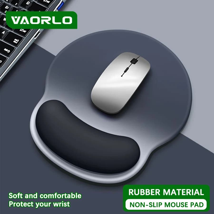 Gradient color mouse pad comfortable wrist rest non-slip mouse pad soft mouse pad wrist rest computer desktop silicone mouse pad