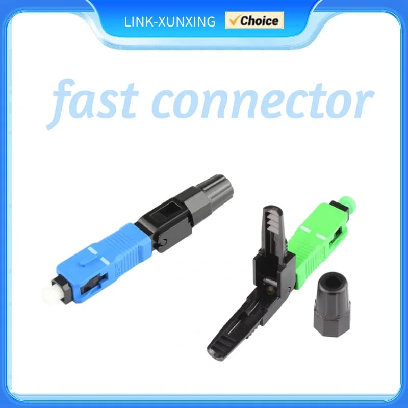 Fiber Optic Fast Connector SC APC Single Mode Fiber Optic Adapter SC UPC Cold Connection Quick