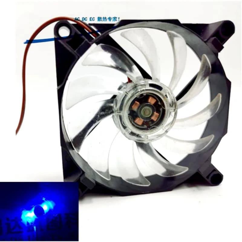 New 8015 80MM 8cm 80*80*15mm Fan 5V Silent Fan With Blue Led USB Connector