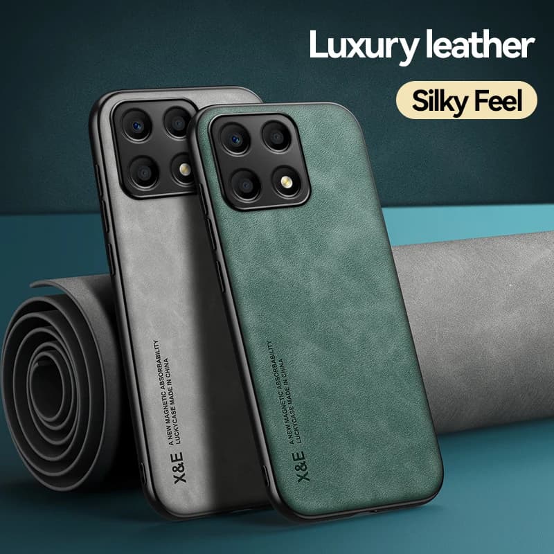 For Honor X8a 2023 Case 4G Silicone Bumper Shockproof Phone Cases For Honor X8a HonorX8a X 8a CRT-LX1 Magnetic Holder Back Cover