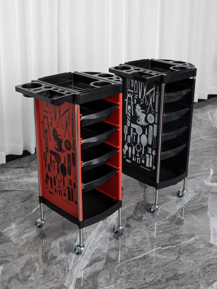 Internet celebrity trendy shop barber shop tool cart hair salon hair dyeing perm dyeing cart hair salon stylist storage bar car