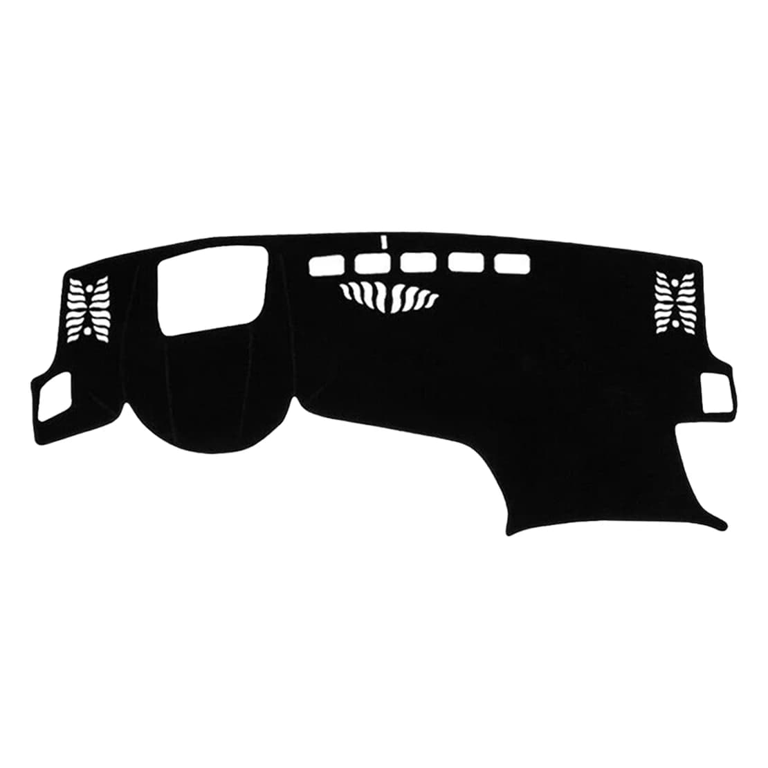 Non-Slip Dash Mat Dashboard Cover Left Hand Drive Fit for Lexus NX250 350H 450H 2022-2023 with Head Up Display Black Polyester