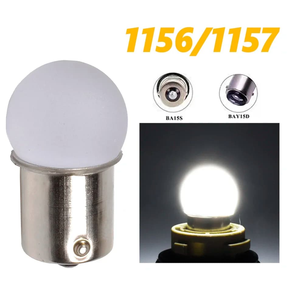 \Acrylic 1156 1157 Led Light Bulb P21w P21/5w R10W Ba15s Bay15d Motorcycle Automotive Lamp Accessory Drop Shipping Supported