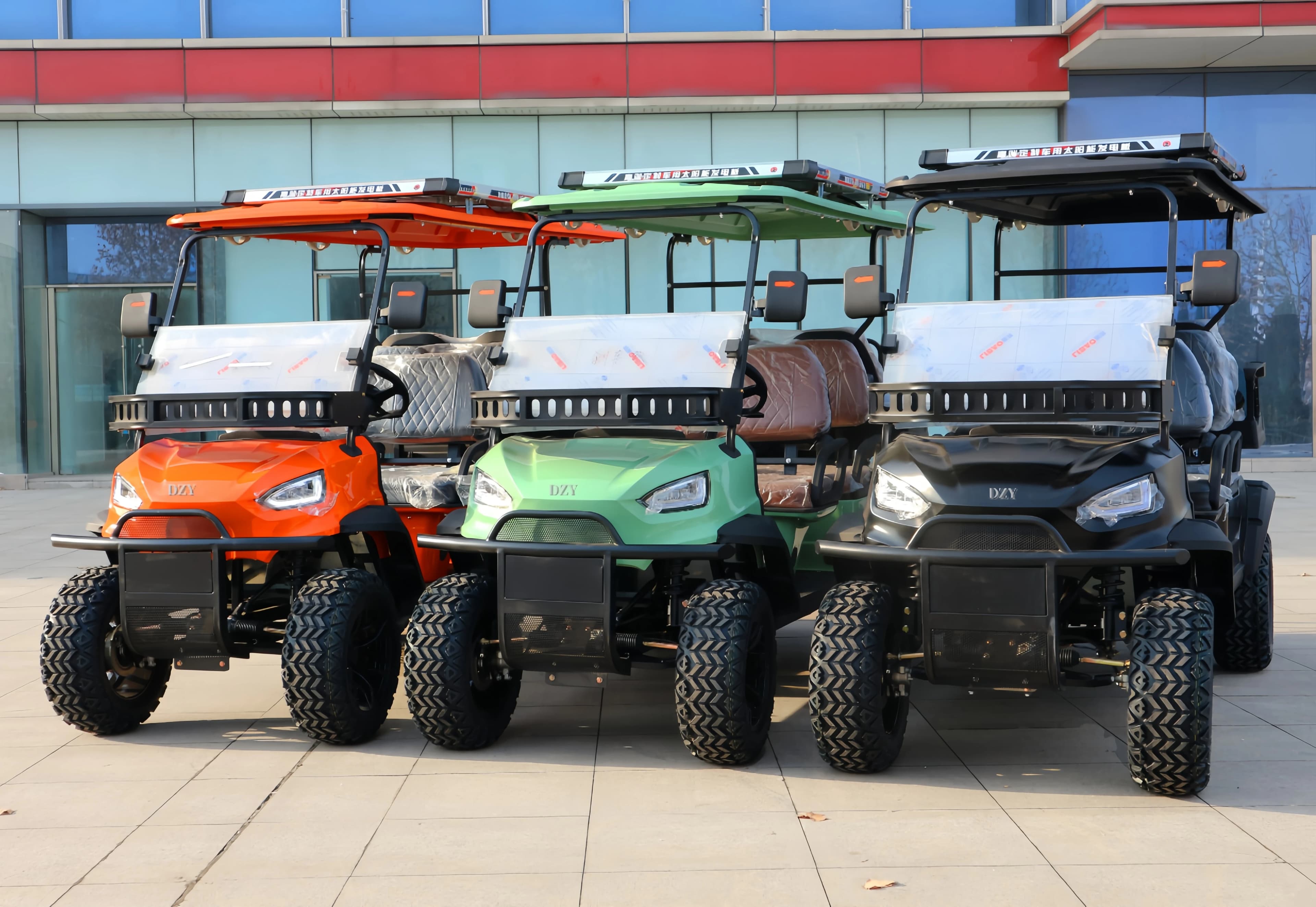 Modern Fashion 2025 New Factory 6-seater Club Car Electric Golf Off road Vehicle Hunting Vehicle Price Cheap