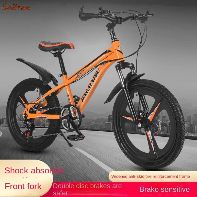 Selfree Children's Bike Mountain Bike Boys Girls Primary And Secondary School Students Pedal Bike 8-15 Years Old Racing Car