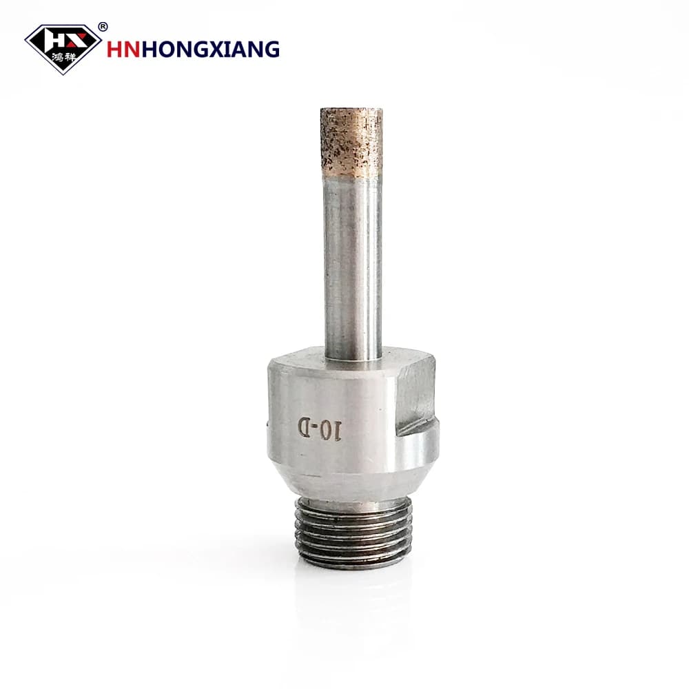 Ceramic Tile Glass Drill Bits Set 6mm Diamond Core Drill Bit With Thread Shank Sintered Diamond Core Drill Bit For Glass Ceramic