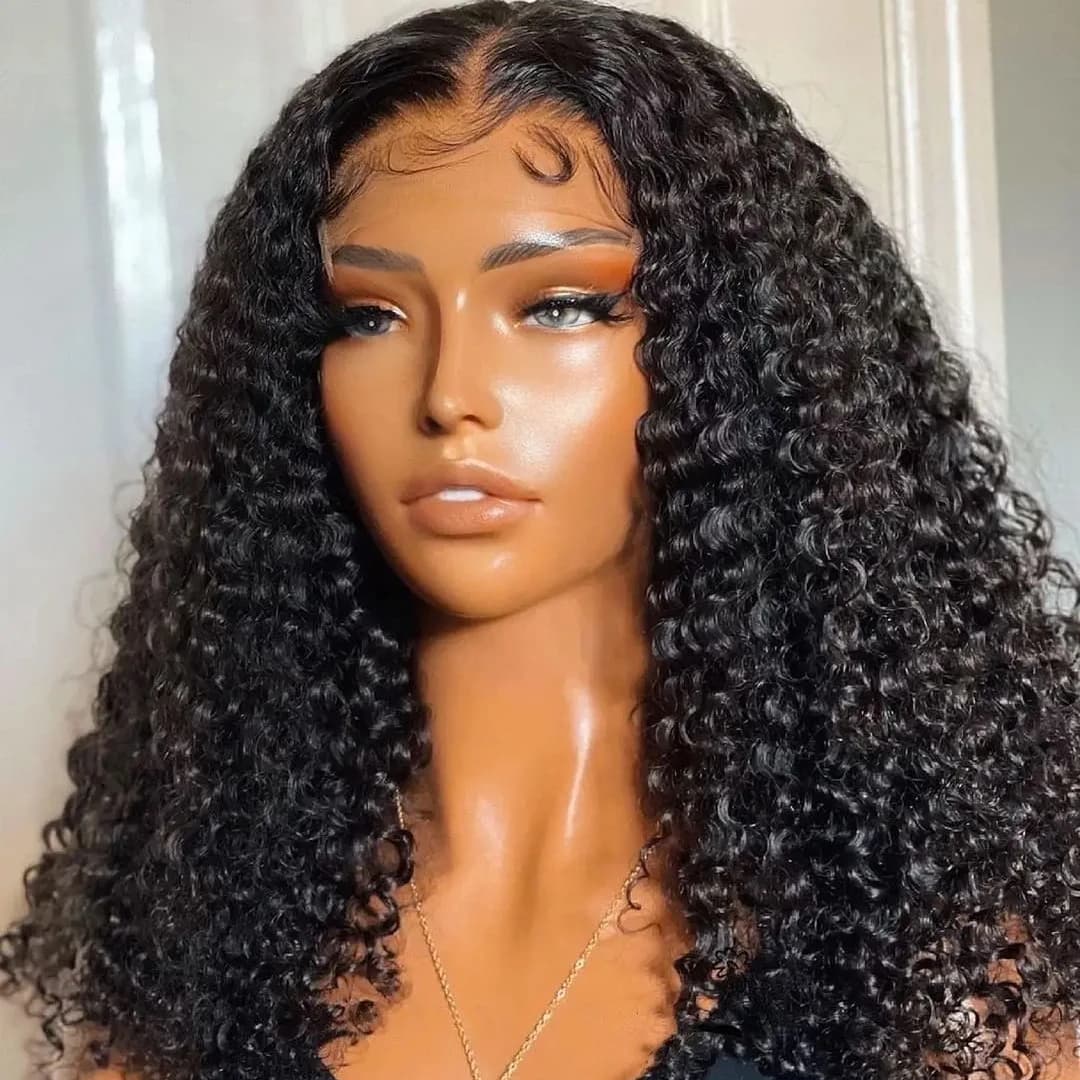 13x4 Lace Wig Unikyhair 180% Bob Wigs For Black Women Deep Wave WigsShort Curly Human Hair Bob Wig Water Lace Front ForWomen