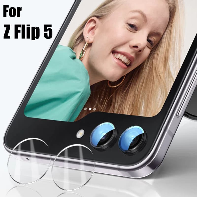 For Z Flip 5 Camera Lens Protector Case Cover Anti Scratch Ultra HD Tempered Glass Camera Shockproof Protective Film for Z Flip5