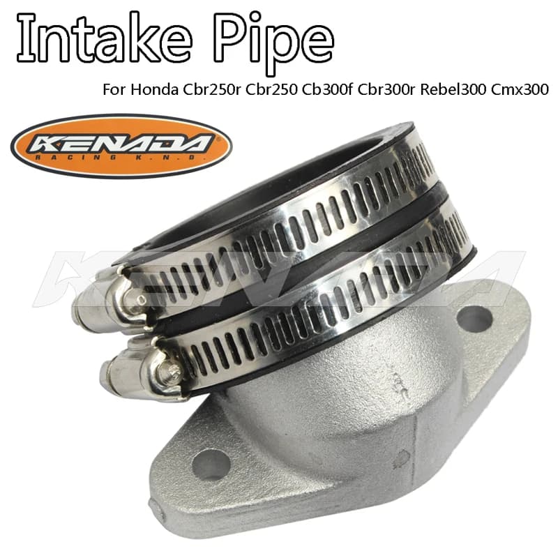 KENADA RACING Throttle Body Intake Pipe Manifold For Honda CBR250R CBR250 2011-2013 CB300F CBR300R 2017-2019 Rebel300 CMX300