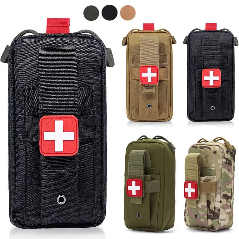 1pcs New Tactical EMT First Aid Pouch Bag With Tourniquet Scissors Bandage for Emergency IFAK Trauma Combat