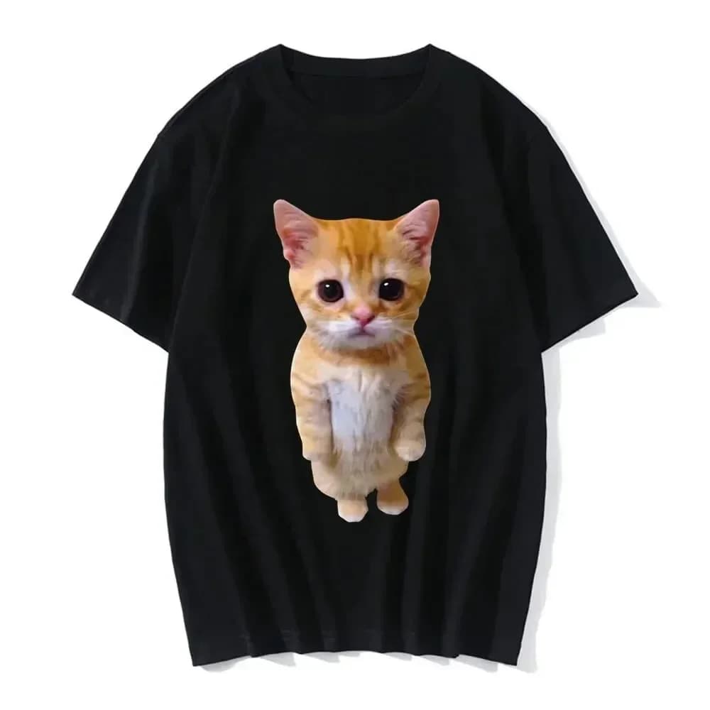 Funny Cat 3D Print Women Casual Oversized T-Shirt Women Men Harajuku T Shirts Girl Boy Casual Fashion Clothes