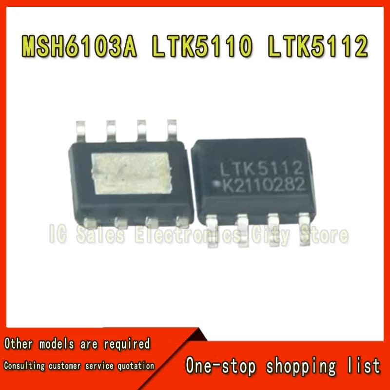 (10 Stuks) 100% Nieuwe Ltk5110 Ltk5112 Msh6103a Sop-8 Chipset