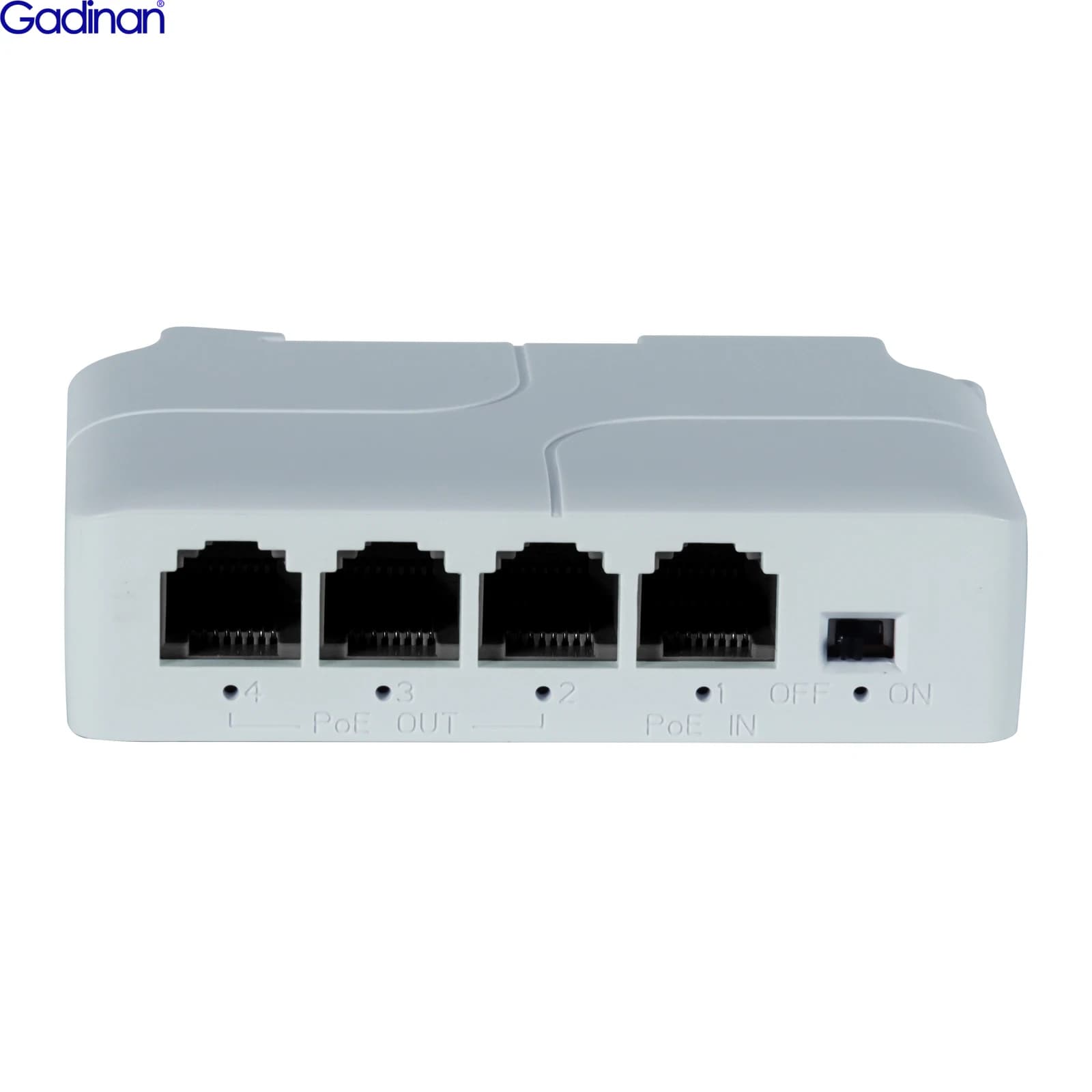 Gadinan 4 Ports 1 to 3 Port PoE Extender Passive Cascadable IEEE802.3af 100Mbs for IP Transmission Repeater Switch NVR IP Camera