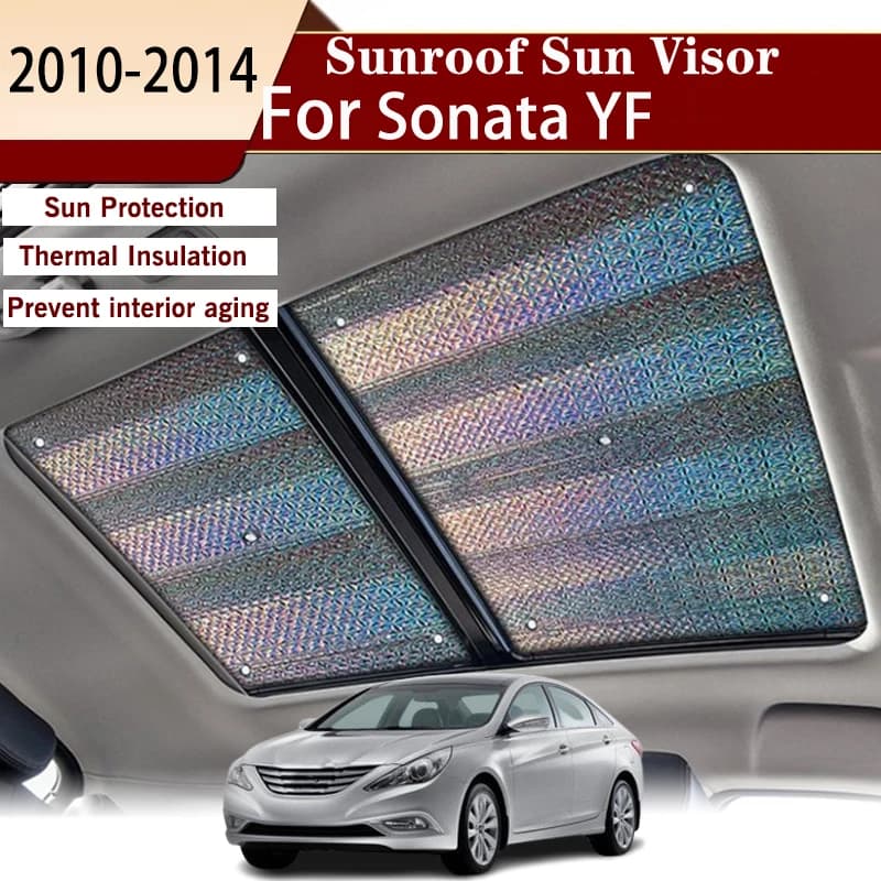 For Hyundai Sonata 6 YF i45 2010 2011 2012 2013 2014 Car Accessories Protection Car Sunroof Sunshade Cover Sun Roof Visor Shade