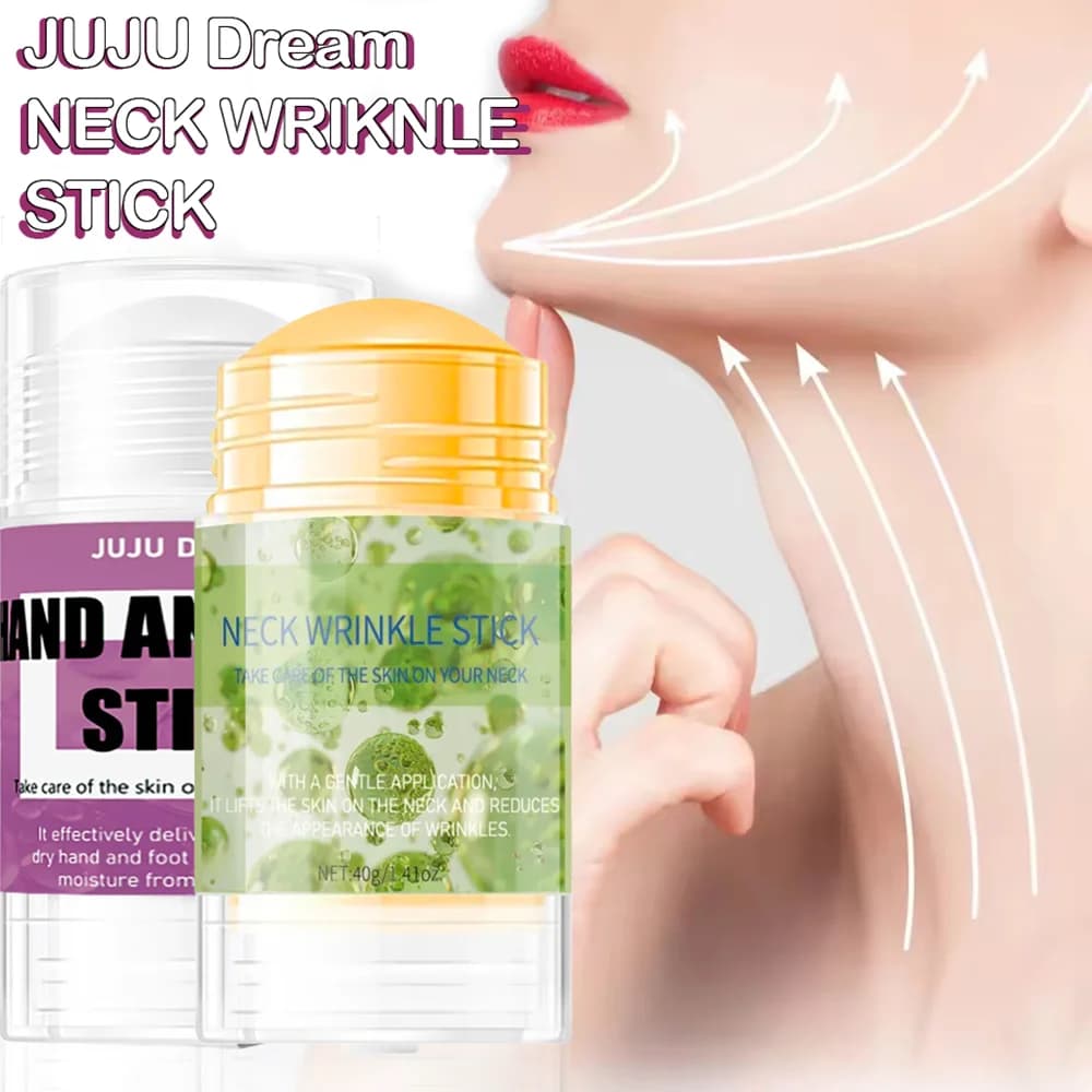 Neck Wrinkle Stick – Neck & Hand Care, Gentle & Low-Irritation, Whitening, DIY Skincare, Certified, Unisex, For All Skin Types