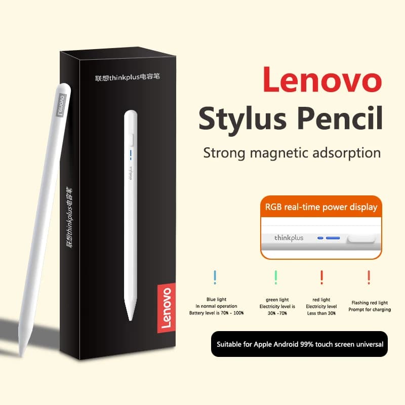Lenovo thinkplus BP16 Touch Pen For Tablet Mobile Android ios Phone iPad Accessories Drawing Tablet Universal Stylus Pen