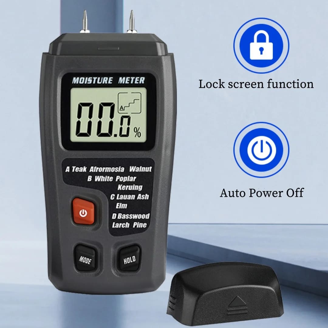 Wood Moisture Tester Humidity Meter Wooden Floor Carton Measurement Devices Moisture Meter Testing Tool Detector