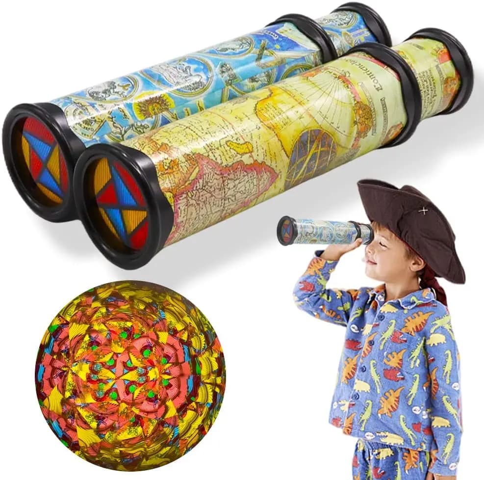 Scalable Rotation Kaleidoscope Magic Kaleidoscope Glasses Adjustable Fancy Colored World Toy For Kids Classic Educational Toy
