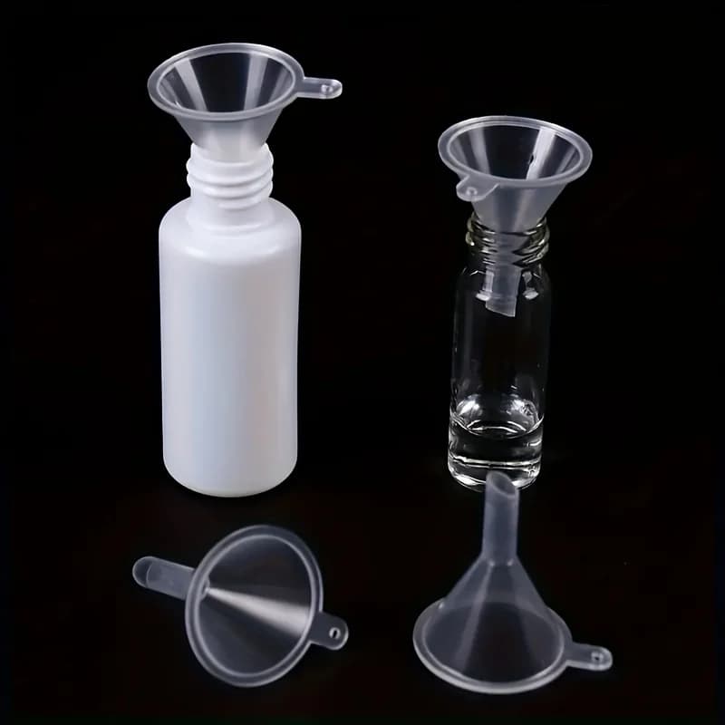 3/5/10 件 Mini Funnel Filling Empty Bottle Packing Tool for Travel Plastic Mini Small Funnels for Perfume Liquid Essential