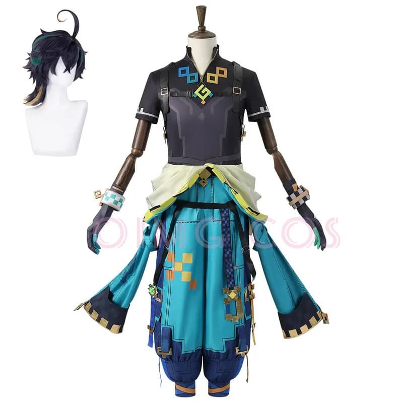 Genshin Impact Kinich Cosplay Costume Adult Carnival Uniform Anime Halloween Party Costumes Masquerade Women Game