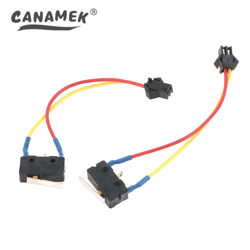5Pcs Home Appliance Parts Gas Water Heater Two-wire Micro Switch With Splinter Gas Water Heater Micro Switch