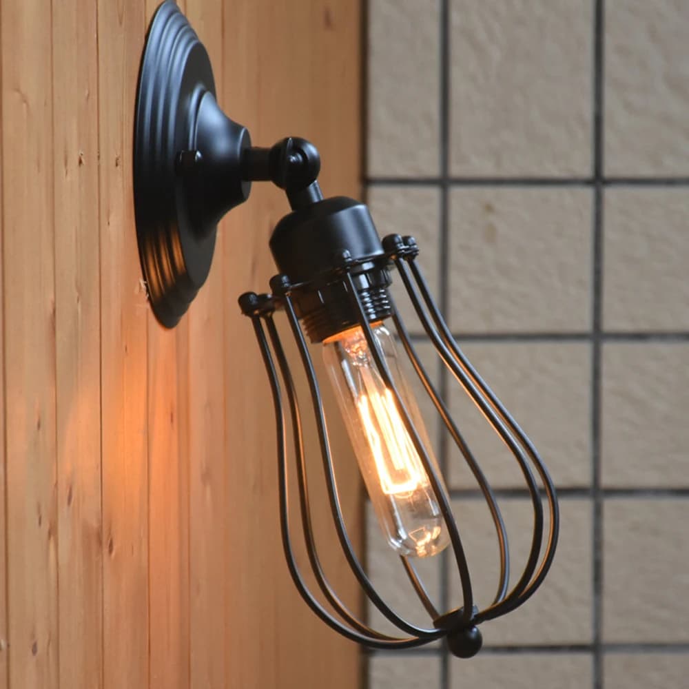 Vintage Industrial Wall Light Shade Modern Lamp Retro Loft Wall Sconce Cafe Bar Indoor Lighting Home Decor lampade da parete